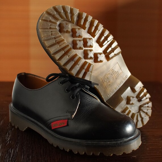 Dr Martens Black Royal Mail Edition Made in England Vintage Shoes