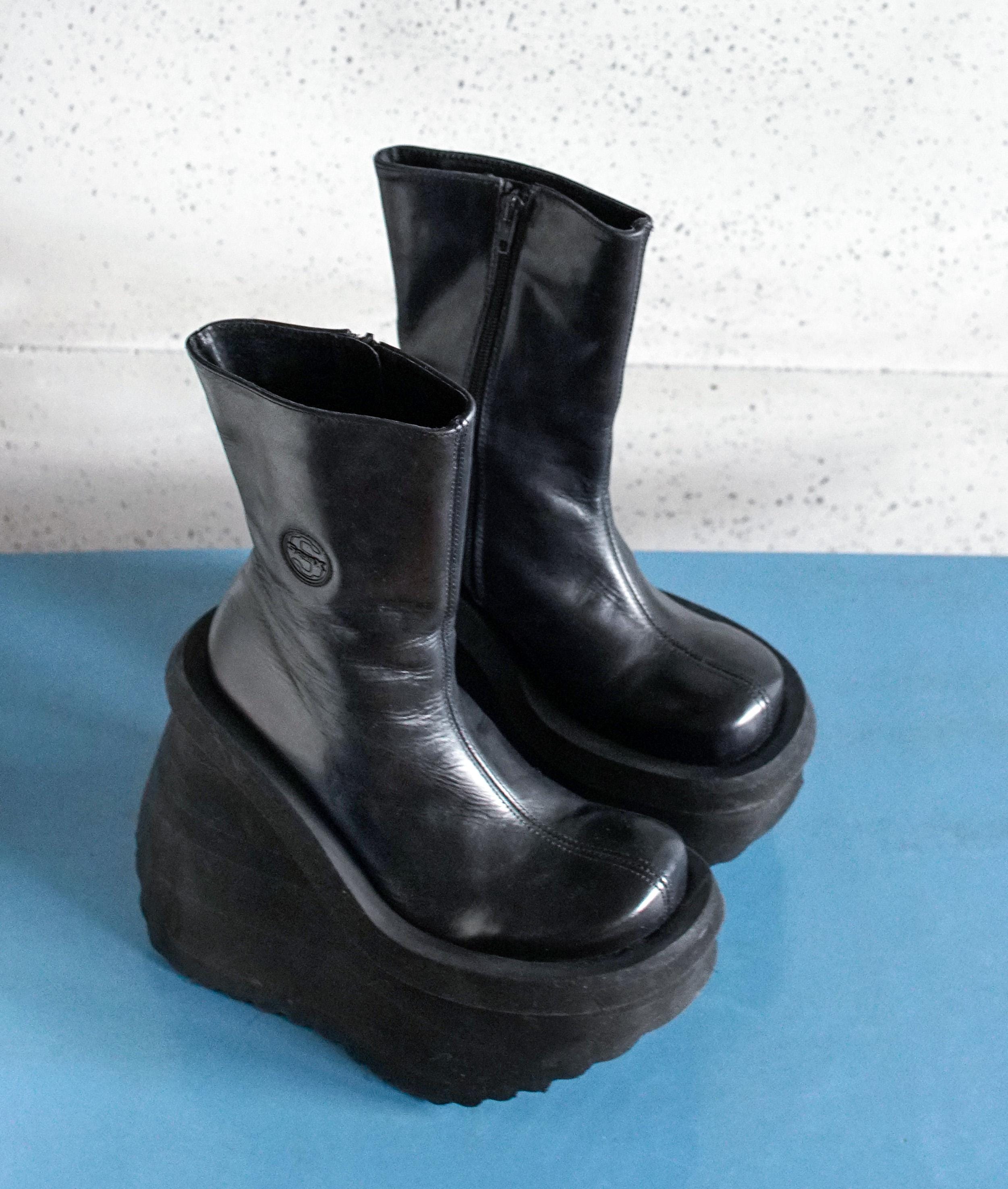 SONAX Platform Boots Rare MEGA Platform Y2k Monsters 39EUR - Etsy