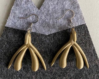 Clitoris Earrings | 3D-printed