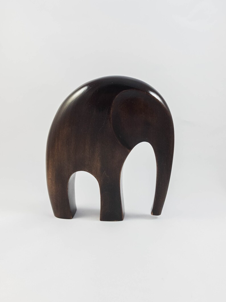 Handgefertigte geschnitzte hölzerne Elefantenfigur | Etsy