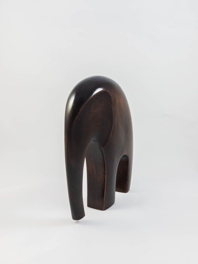 Handgefertigte geschnitzte hölzerne Elefantenfigur | Etsy