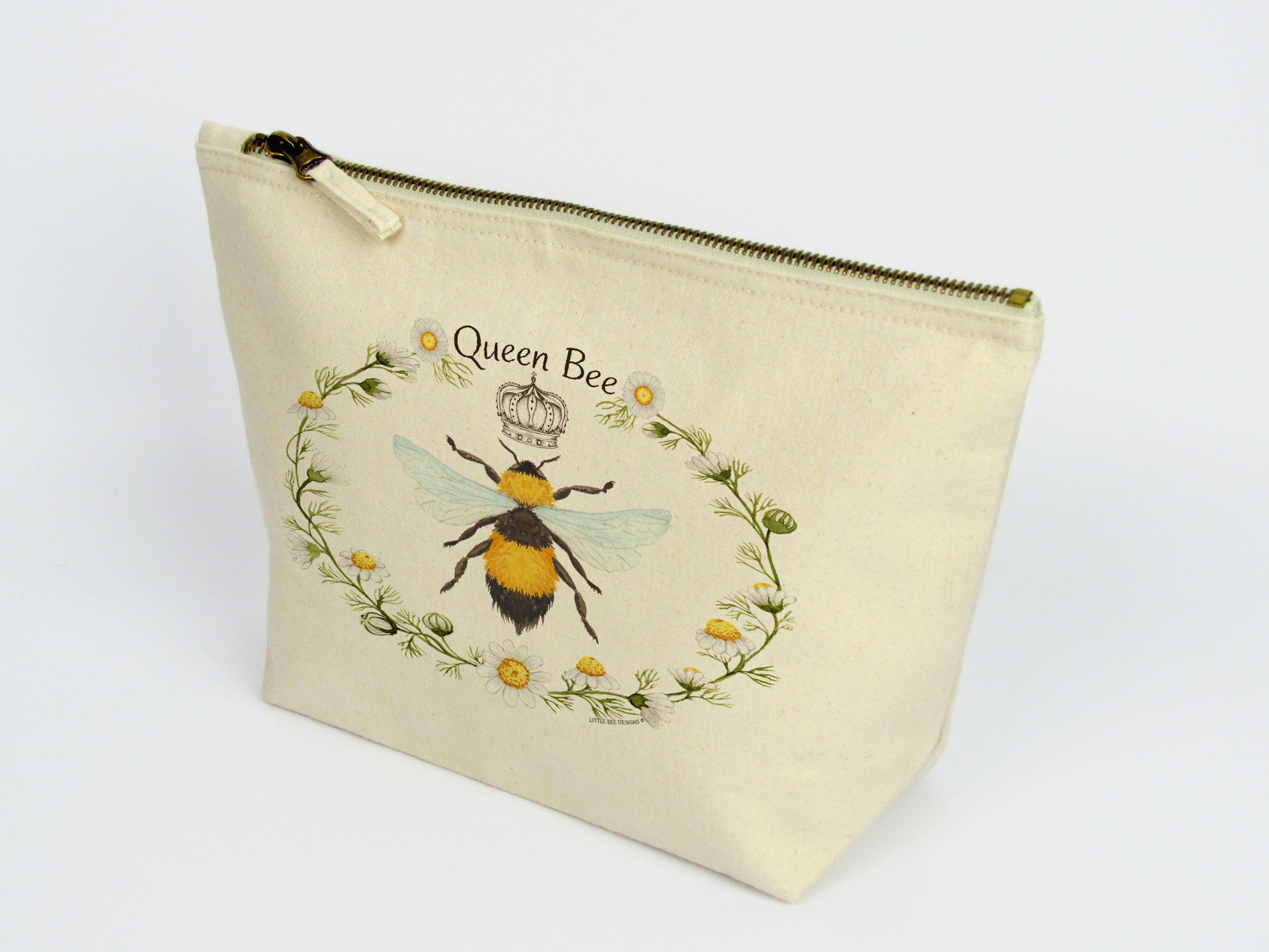 Queen Bee Makeup Cosmetic Bag Accessory Bag | Etsy UK