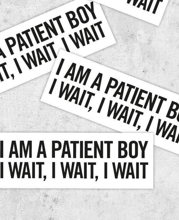 Fugazi Lyric Sticker Waiting Room 13 Songs Repeater Ian Mackaye Punk