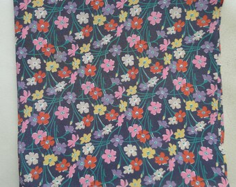 Floral pocket square Buttercup Liberty silk