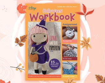 Halloween workbook to start learning Amigurumis Beginner level