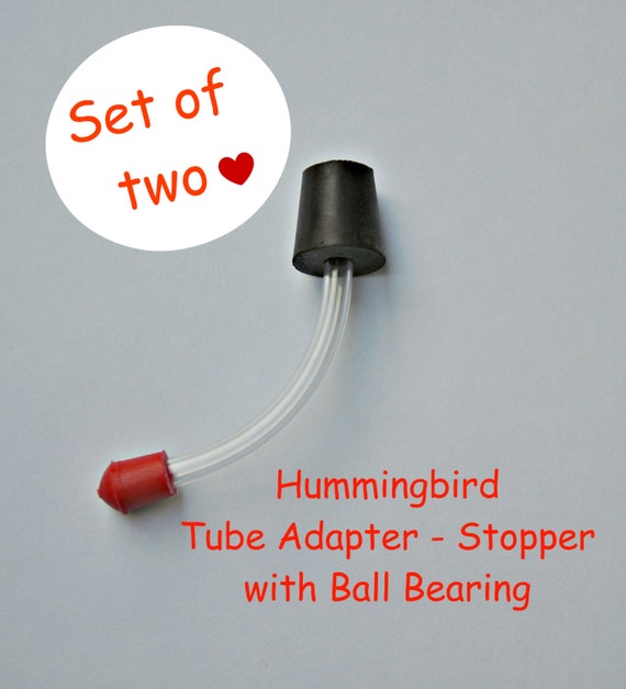 Hummingbird Feeder Tube Or Stopper With Ball Bearing Set Of Etsy