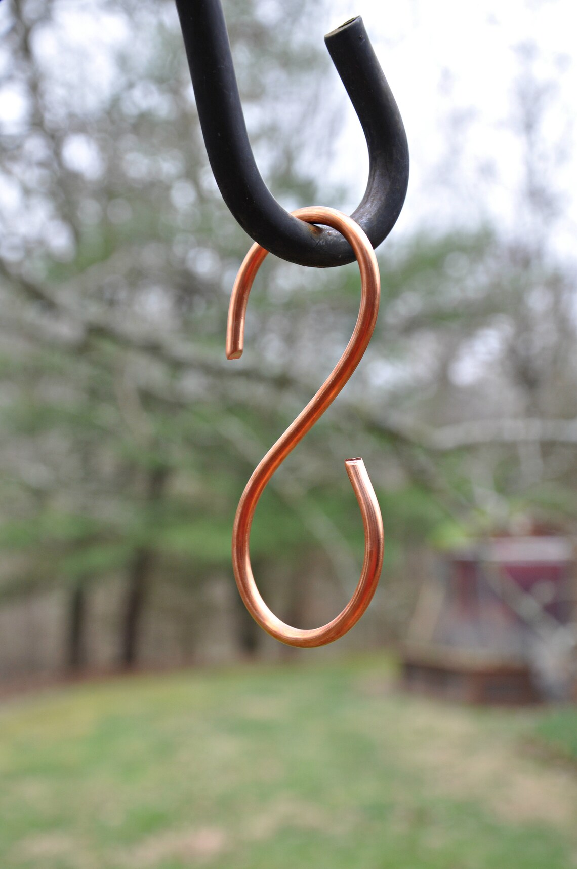 Copper SHook Shepherd's Hook Bird Feeder Hanger Bird Etsy