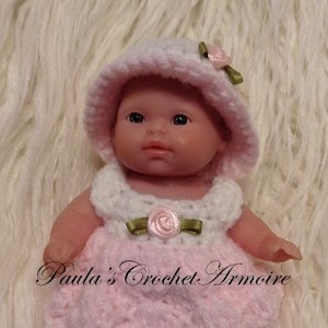 Clothes for 5 inch doll Pink