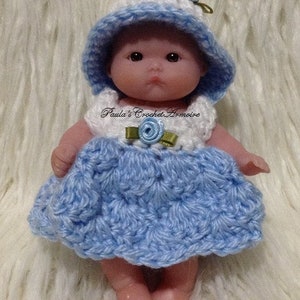 Clothes for 5 inch doll Blue
