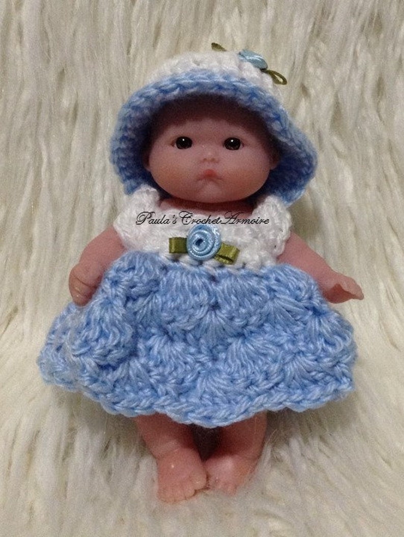 Clothes for 5 inch doll Blue