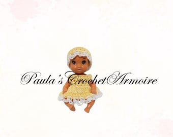 Outfits for a 2.5-inch baby doll