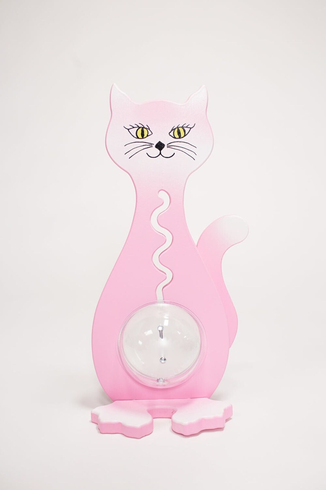 BIG BELLY BANK Coin Bank 20 Tall free Personalization Pink Cat Shape Piggy Bank Etsy
