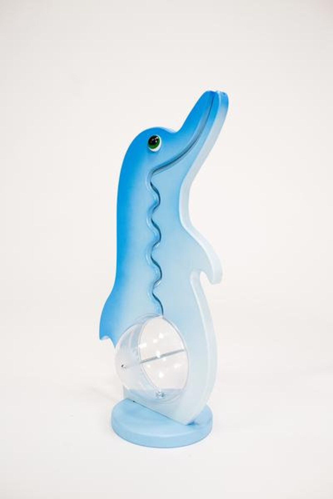 BIG BELLY BANK Coin Bank 20 Tall free Personalization Blue Dolphin Shape Piggy Bank Etsy