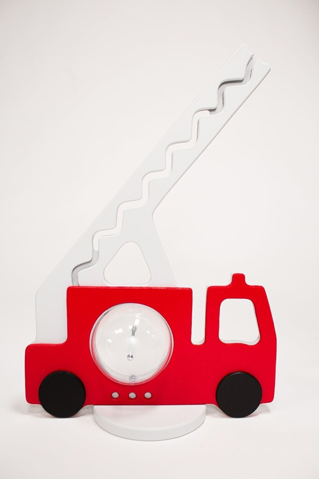 The Original BIG BELLY BANK Firetruck Coin Bank 23 Tall free Personalization Fire Engine Piggy