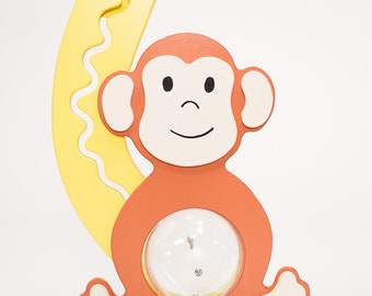 The original BIG BELLY BANK - Monkey Coin Bank- 23" Tall -Free Personalization- Monkey piggy bank