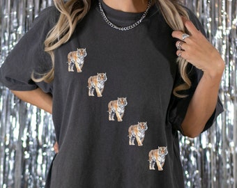 Maglietta Tiger Graphic Comfort Colors: maglietta unisex lavata