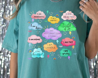 I AM Affirmation Shirt, Positivity Tee, School Counselor Gift