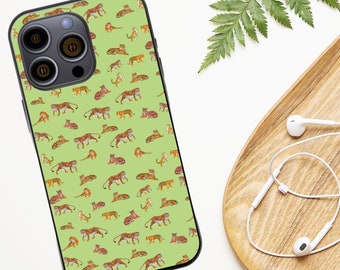 Tiger Pattern iPhone 14 13 12 Pro Max Mini X Xr Case, Iphone 11 Case, Protective Phone Case, Cute Animal Tiger Design Phone Case, Gift Mom