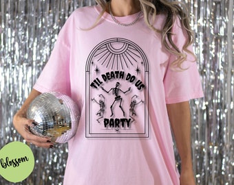 Halloween Bride Shirt, Halloween Bachelorette Shirts, Bachelorette Group Shirt, Gothic Bride Shirt, Group Party Shirts, Witch Shirt Gift