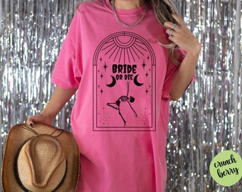 Bride Or Die Bachelorette Party, Halloween Bachelorette Shirts, Gothic Bride Shirt, Bachelorette Group Party Shirts, Skeleton Bride Shirt