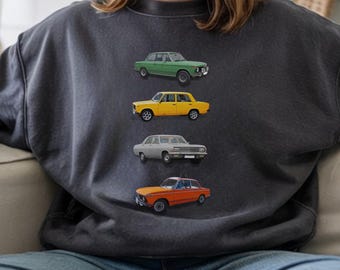 Nostalgie klassieke auto-sweater, cadeau autoliefhebber