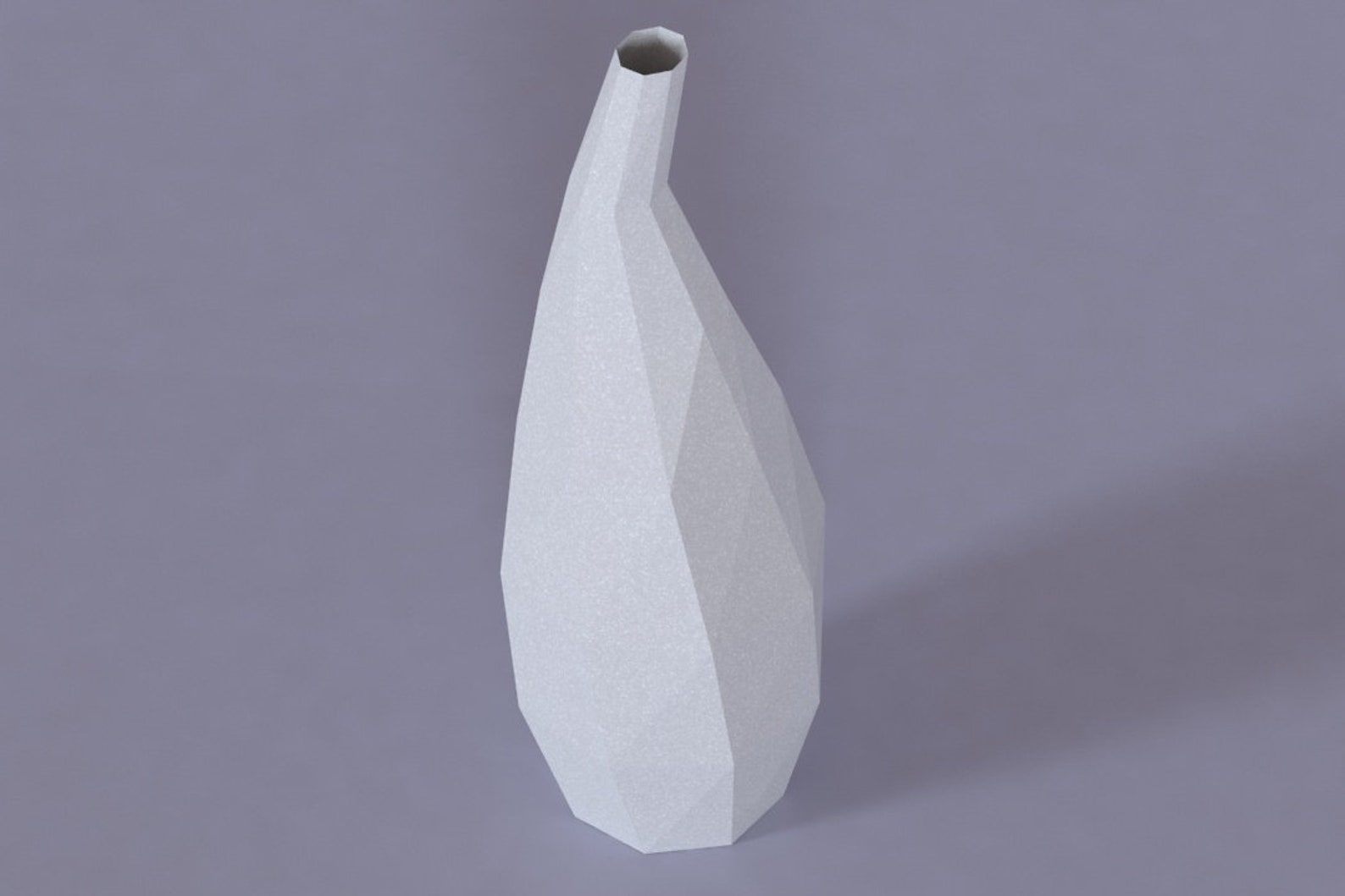 Printable DIY Template PDF. Vase Low Poly Paper Model B3. 3D | Etsy