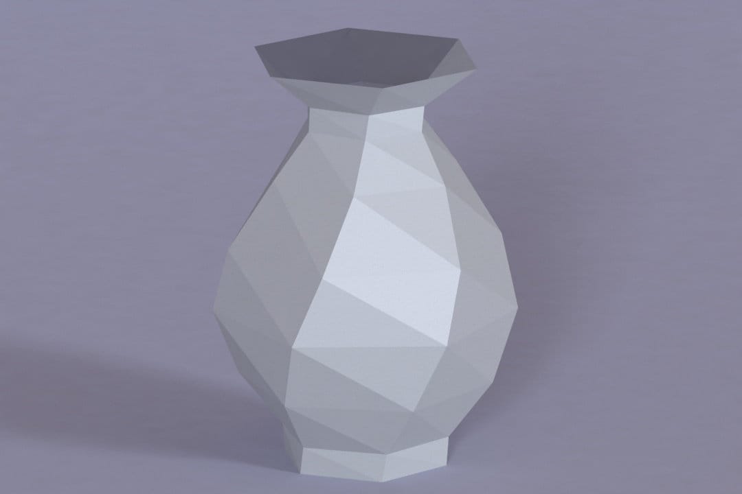 3d Vase Template