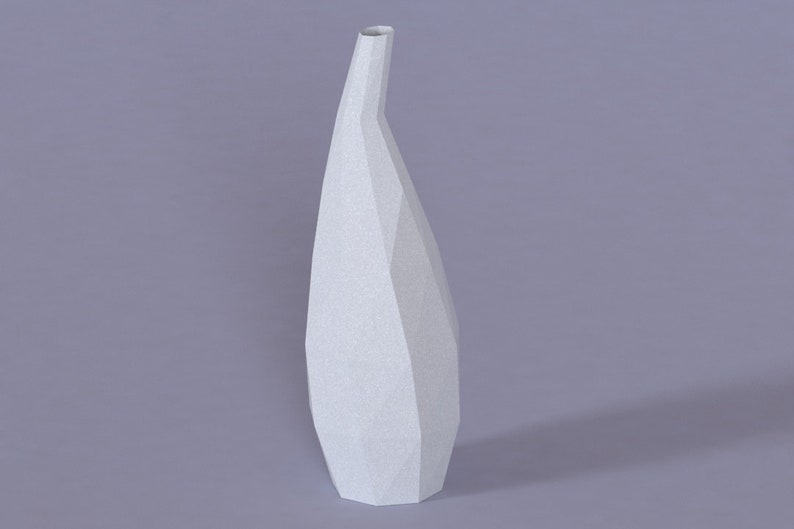 Printable Do-it-yourself template (PDF). Vase minimal poly paper style B3. 3D paper vase. Origami. graphic regarding Vase Template Printable identified as Printable Do-it-yourself template (PDF). Vase minimal poly paper design and style B3. 3D paper vase. Origami.
