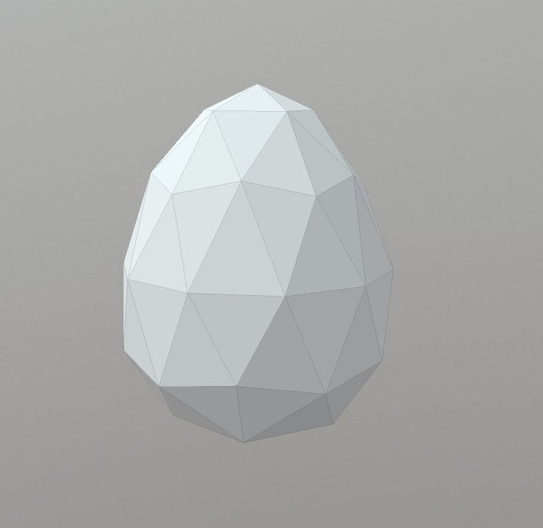 3d Paper Egg Template