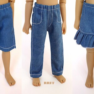 Doll clothes, 38 cm RRFF JEANS BASICS, to select image 2