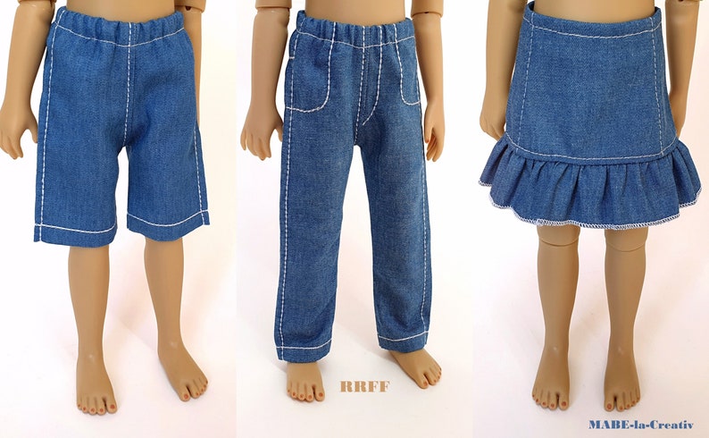 Doll clothes, 38 cm RRFF JEANS BASICS, to select image 2