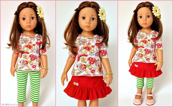 Vestiti per bambole 50 cm GOTZ bianco colorato rosa verde mela Etsy Italia