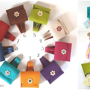 Sac à dos pour poupée HANNAH, avec rembourrage, 9 couleurs au choix