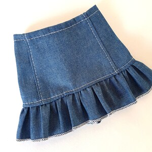 Doll clothes, 38 cm RRFF JEANS BASICS, to select SKIRT - LIGTH JEANS