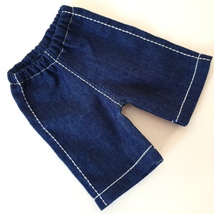 Doll clothes, 38 cm RRFF JEANS BASICS, to select SHORTS - DARK JEANS