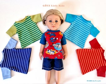 Puppenkleidung 36 cm GÖTZ, Shirt / Shorts PAUL, zur Wahl