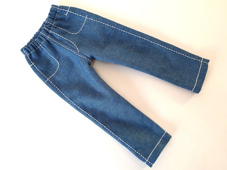 Doll clothes, 38 cm RRFF JEANS BASICS, to select PANTS - LIGTH JEANS