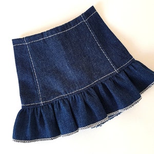 Doll clothes, 38 cm RRFF JEANS BASICS, to select SKIRT - DARK JEANS