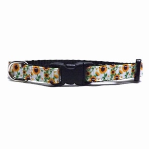 Cat Collar The Sunflower | Floral Breakaway Cat Collar with Bell