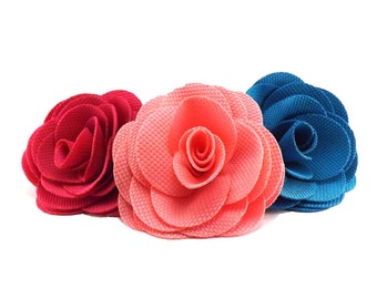 Large Rose  -  Dog Collar Flower | 8 Colours Flower Collar Attachment