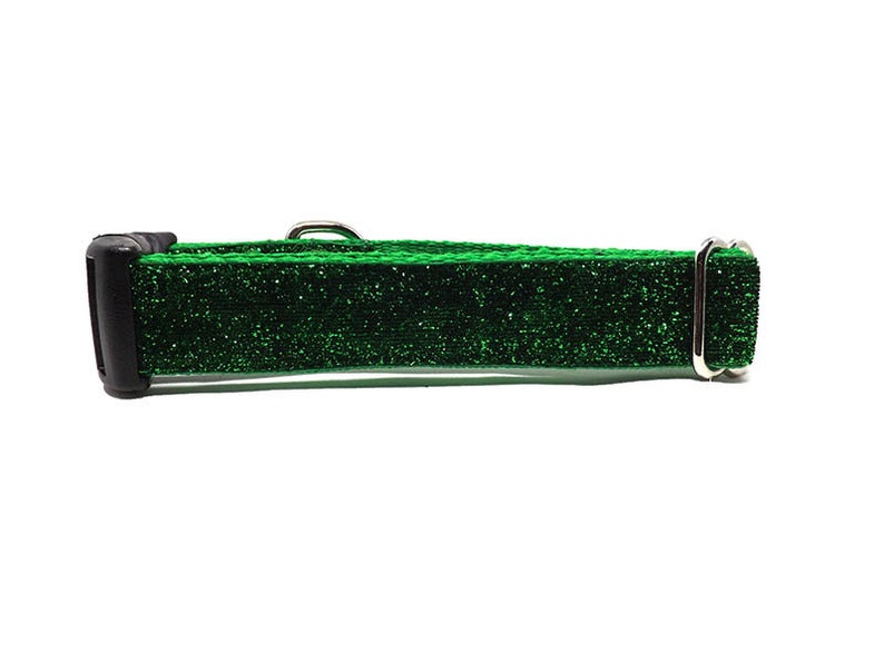 Sparkle Glitter Dog Collar Green No Mess Sparkle Dog Etsy