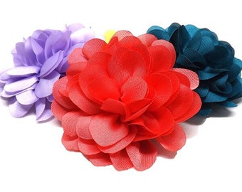 Silky Mini Mums Cat or Small Dog Collar Flower | Small Flower 14 Colours Collar Attachment