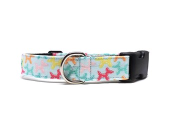 Balloon Animal Dog Collar - 'Balloon Doggies', Party-Inspired, Available in 3 widths for Puppies + Dogs