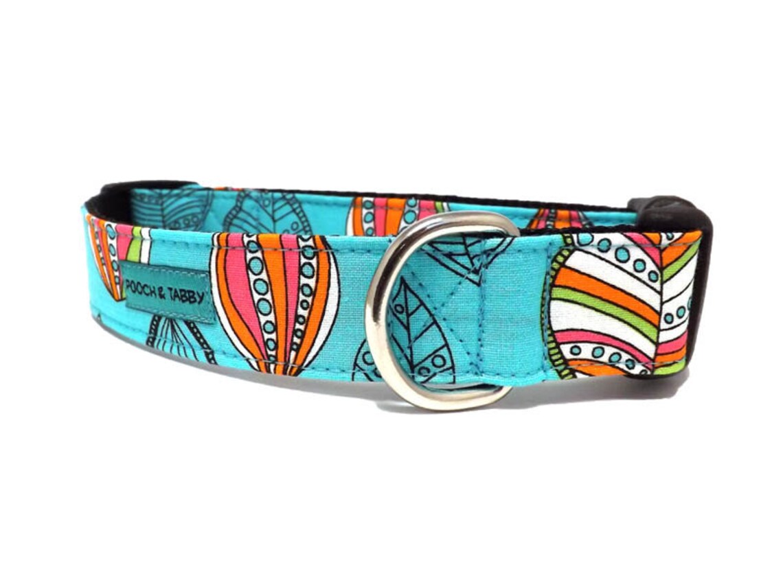 Free Spirit Bright Turquoise Dog Collar Available in 4 Etsy
