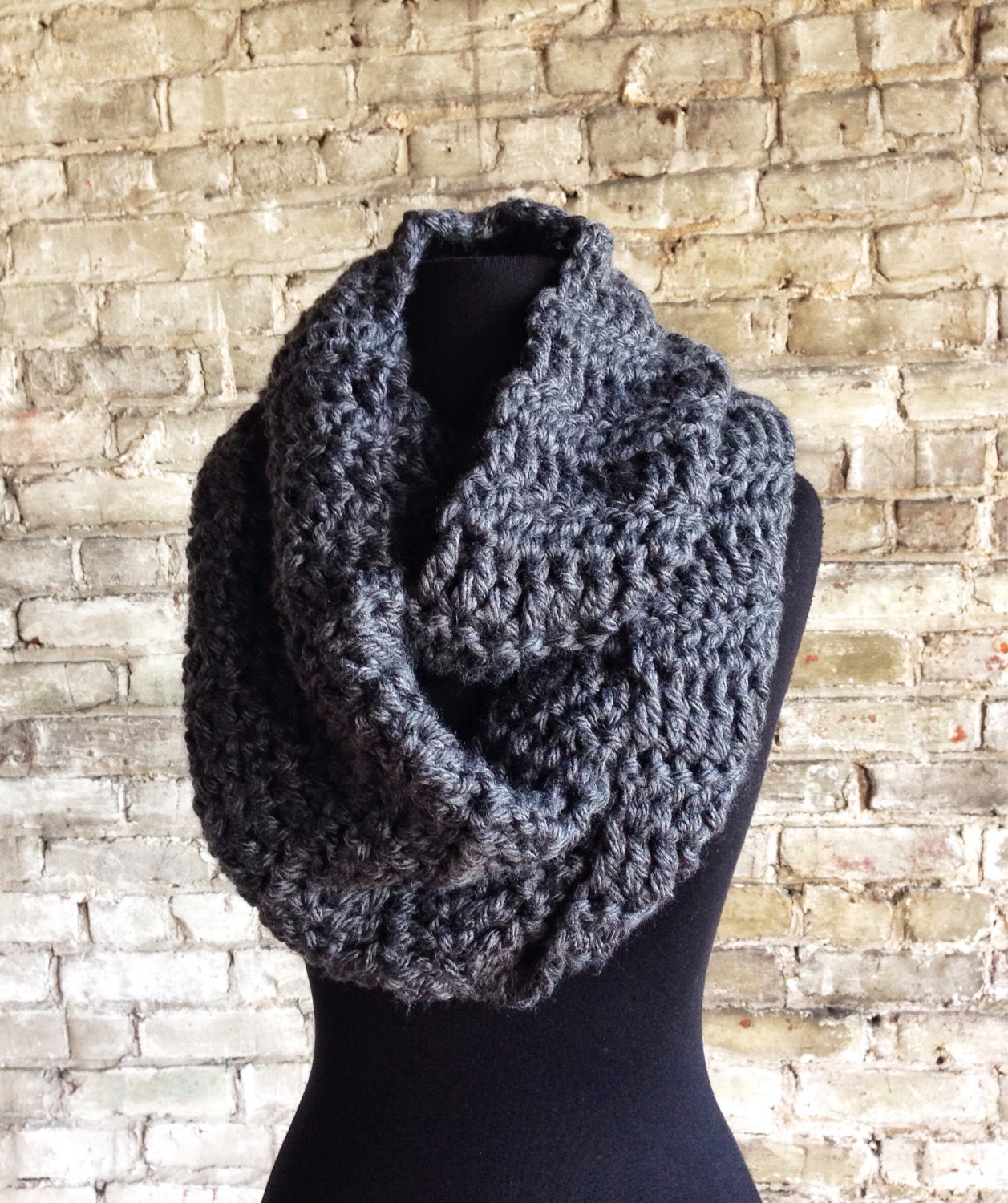 Chunky Infinity Scarf - Etsy