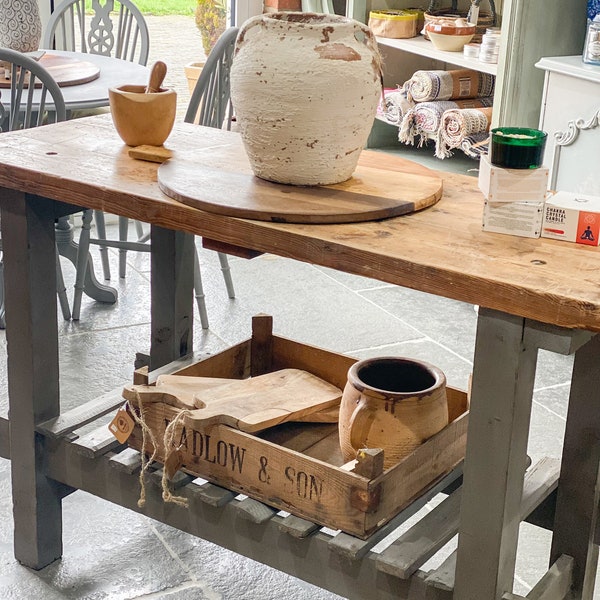 Rustic Kitchen Island / Bench