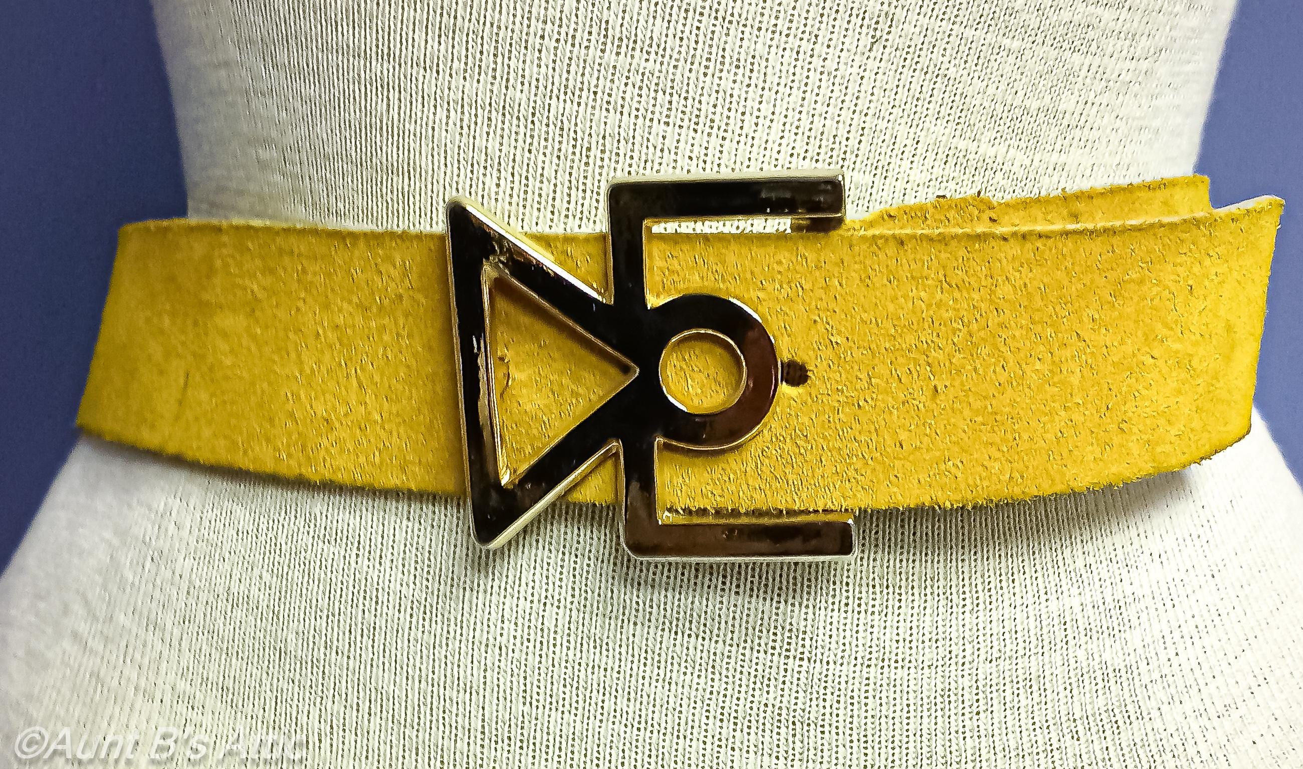 Vintage Schaffer Genuine Leather Belt Red Adjustable Gold Silver Buckle Sz Large Seraphina Belt - Classic Burgundy Italian Leather Gold  main image 4