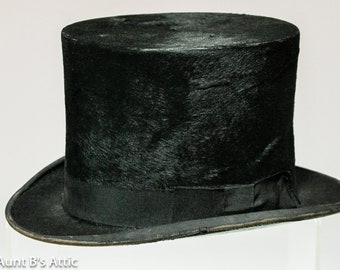 Vintage Tress & Co London Silk Top Hat Eaton - Etsy