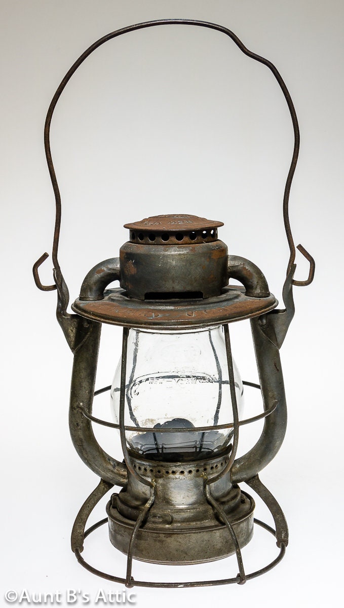 Antique Dietz Vesta Railway Lantern New York Central Lines W