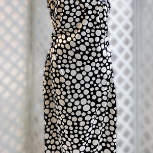 90s wiggle dress Unique Vintage Navy Holloway Wiggle Dress L/12-14